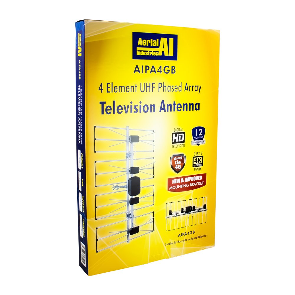 tv antenna 4 element uhf phased array