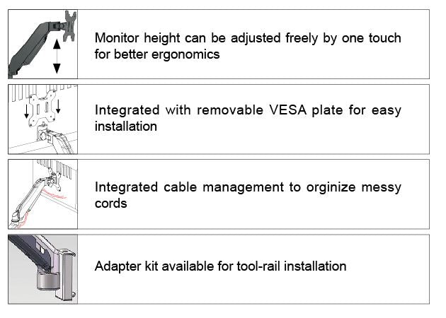 monitor stand features