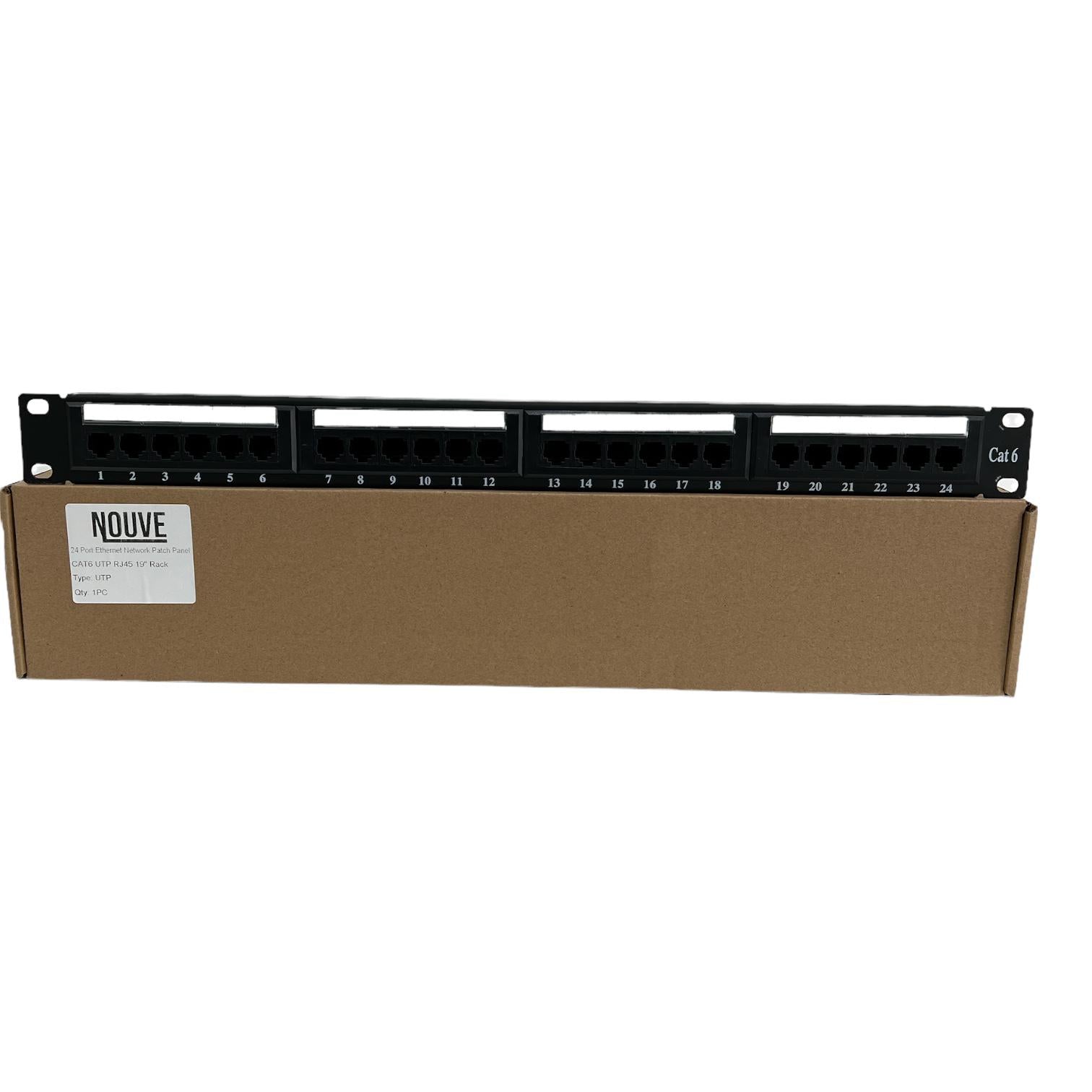 nouve cat6 patch panel