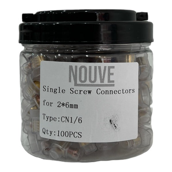 jar of single screw connector 100pcs