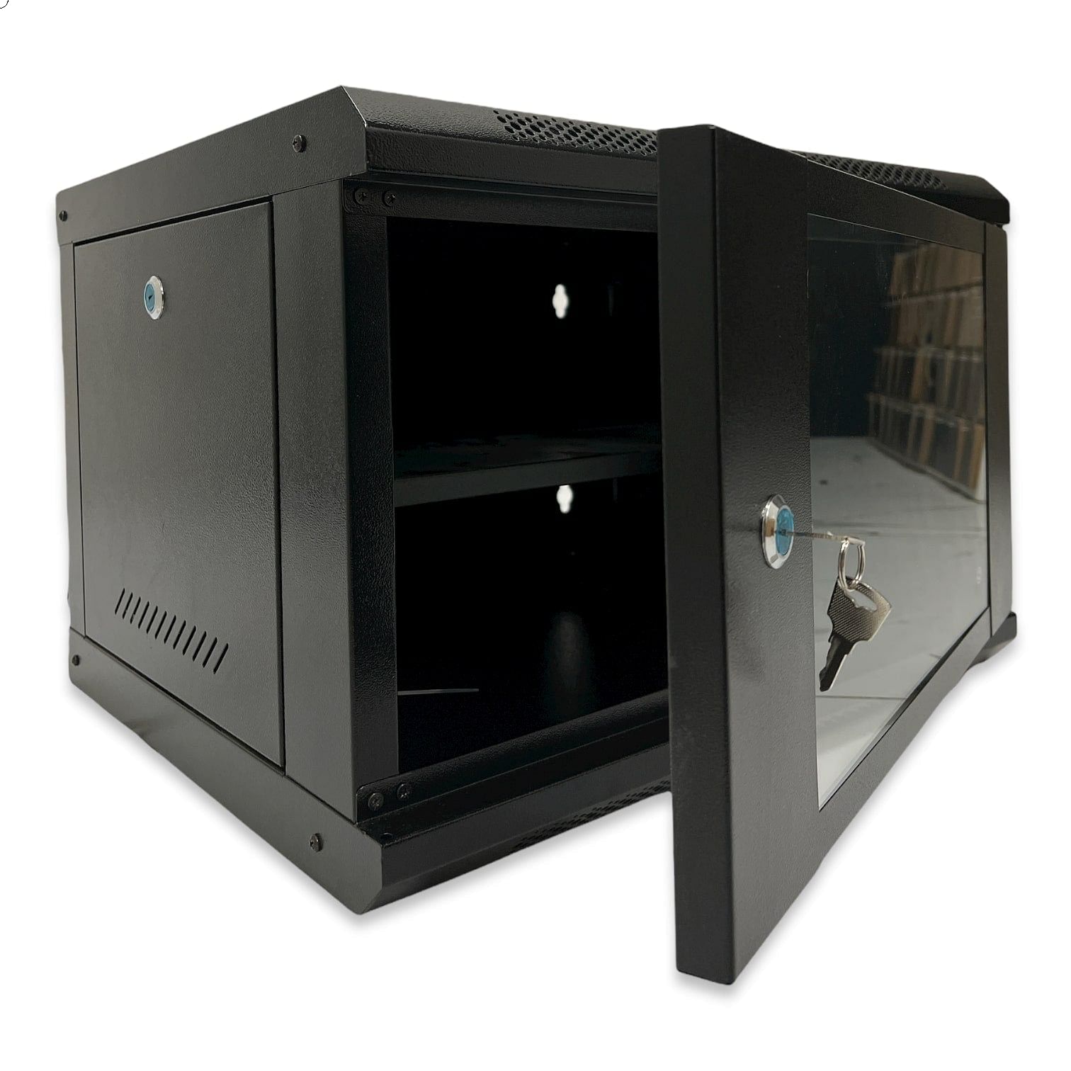 6ru data cabinet open with keys