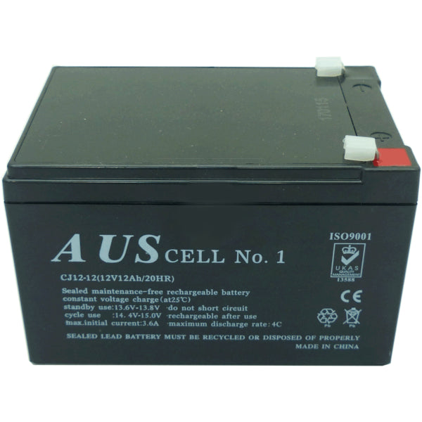 AUS CELL NO.1 SEALED MAINTENANCE-FREE RECHARGEABLE ALARM BATTERY CJ12-12