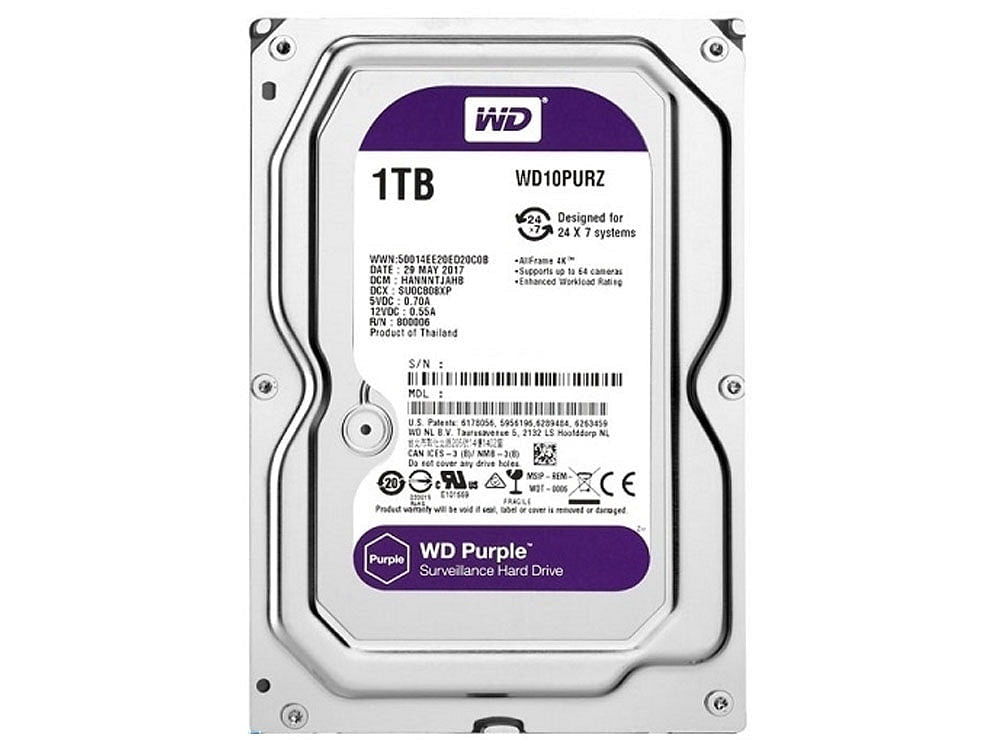 wd purple 1tb surveillance hard drive